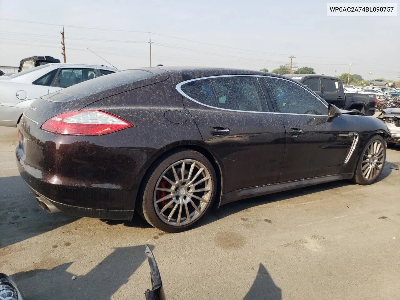 2011 Porsche Panamera Turbo VIN: WP0AC2A74BL090757 Lot: 70475244