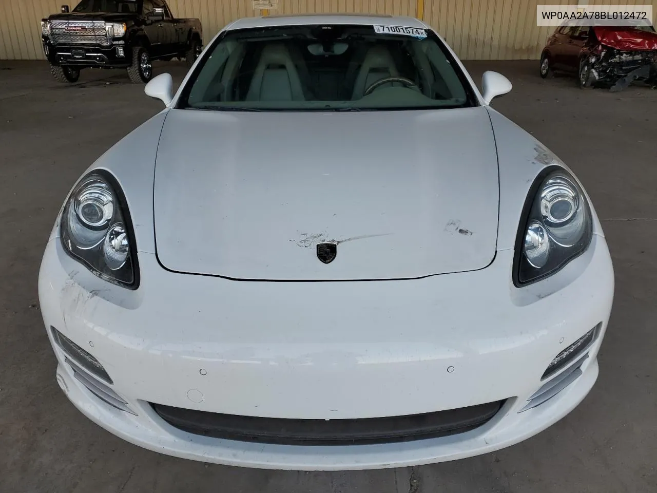 2011 Porsche Panamera 2 VIN: WP0AA2A78BL012472 Lot: 71001574