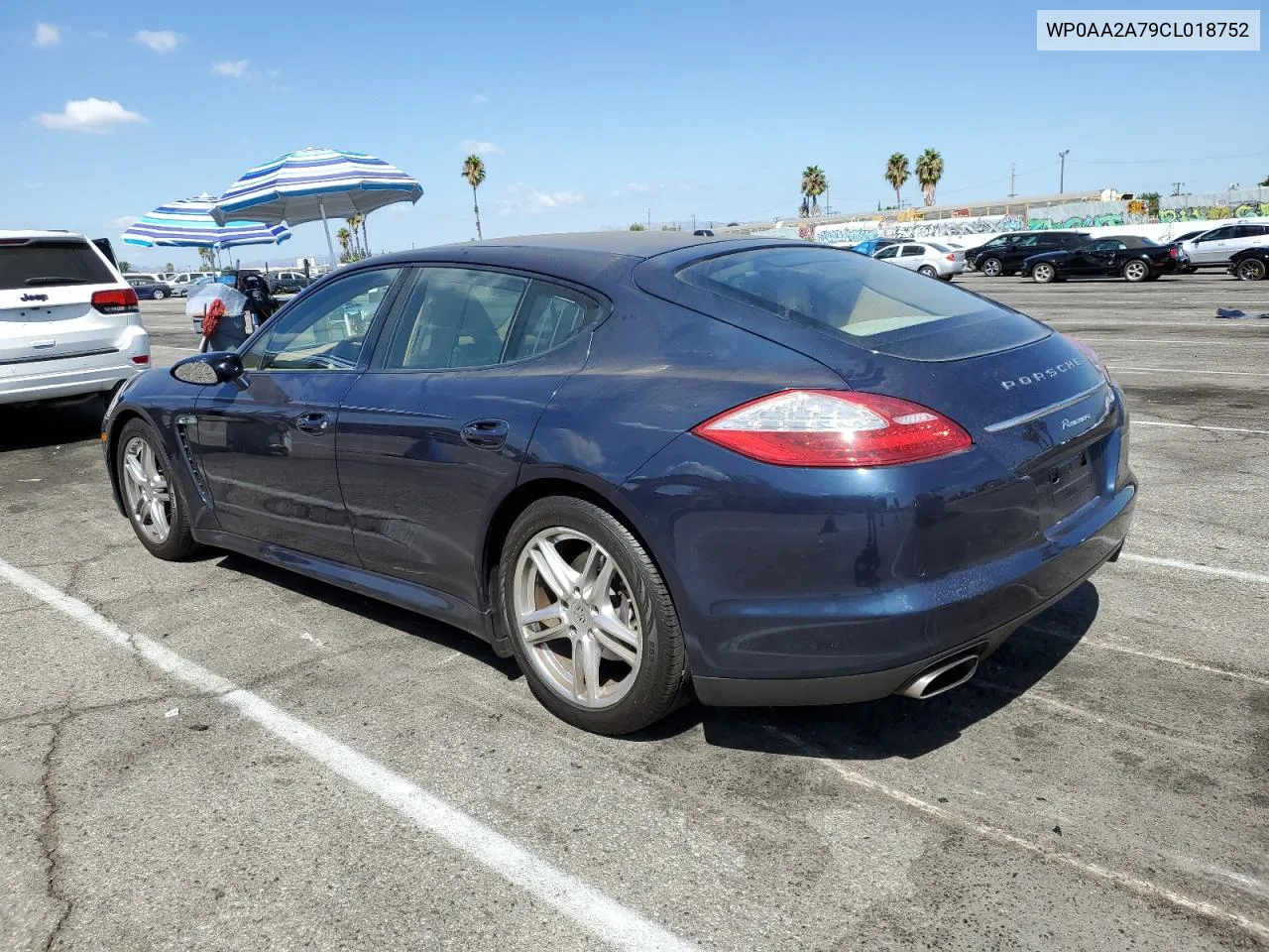 2012 Porsche Panamera 2 VIN: WP0AA2A79CL018752 Lot: 72083254