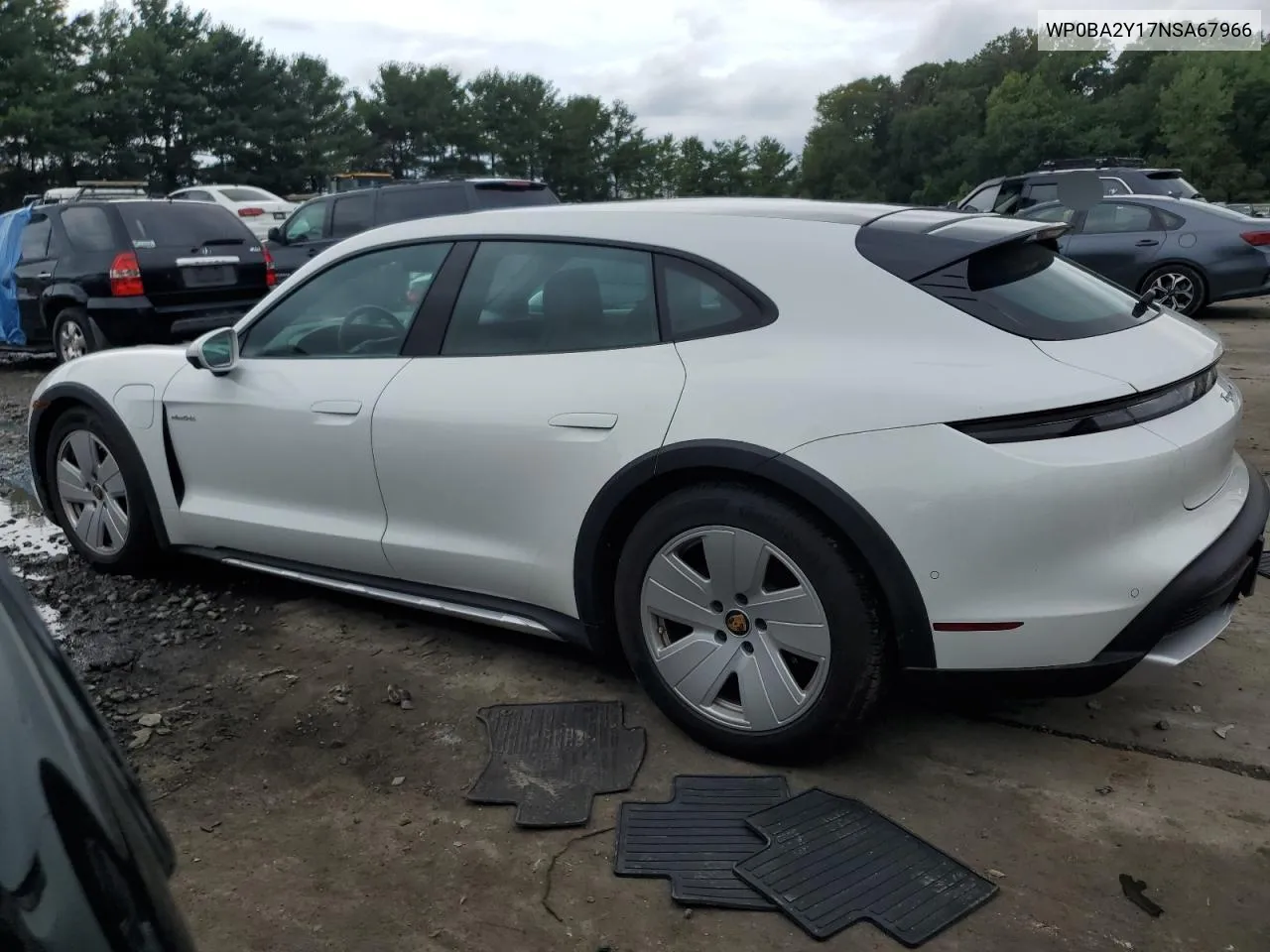 2022 Porsche Taycan Cross Turismo 4 VIN: WP0BA2Y17NSA67966 Lot: 69173084