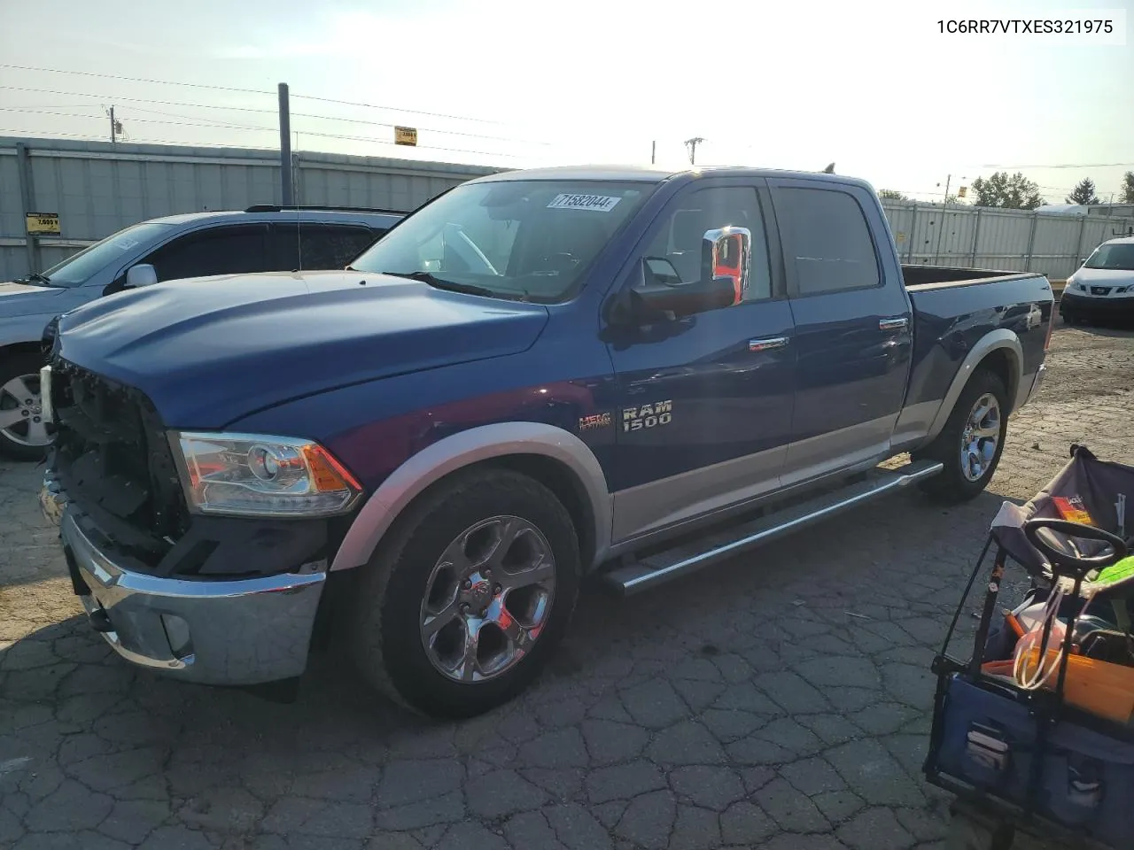 2014 Ram 1500 Laramie VIN: 1C6RR7VTXES321975 Lot: 71582044