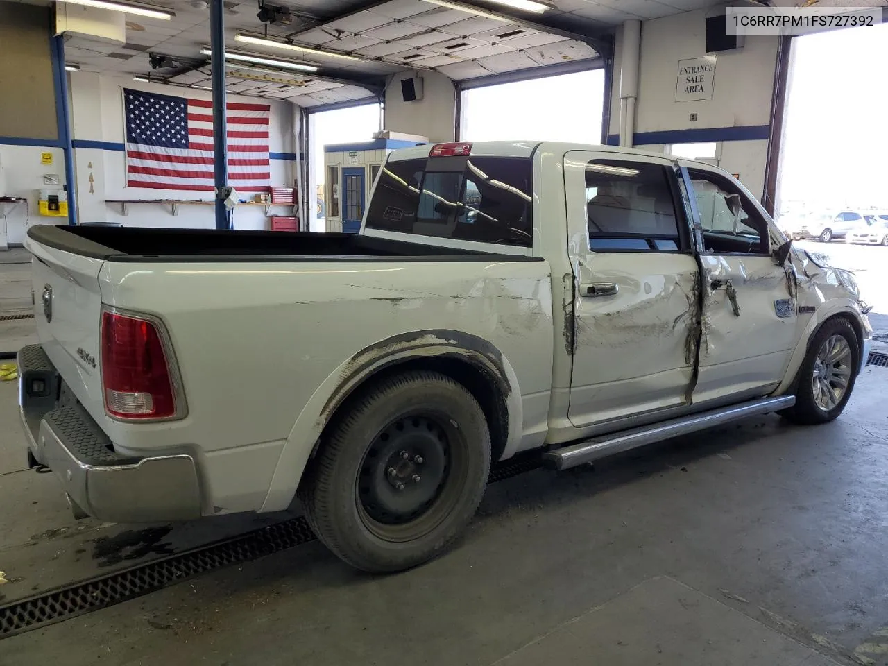 2015 Ram 1500 Longhorn VIN: 1C6RR7PM1FS727392 Lot: 71240054