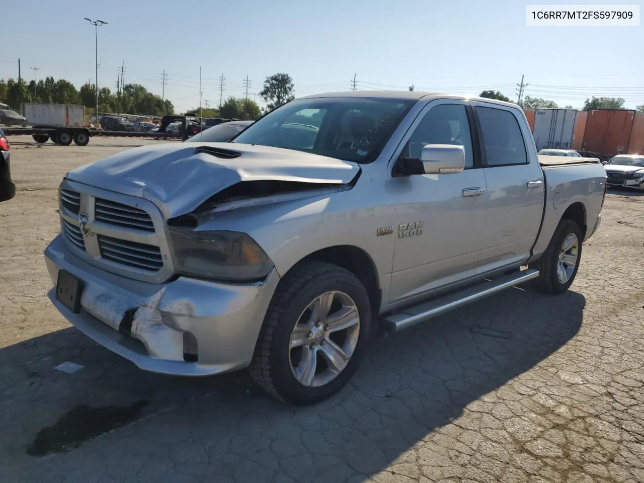 2015 Ram 1500 Sport VIN: 1C6RR7MT2FS597909 Lot: 72054574