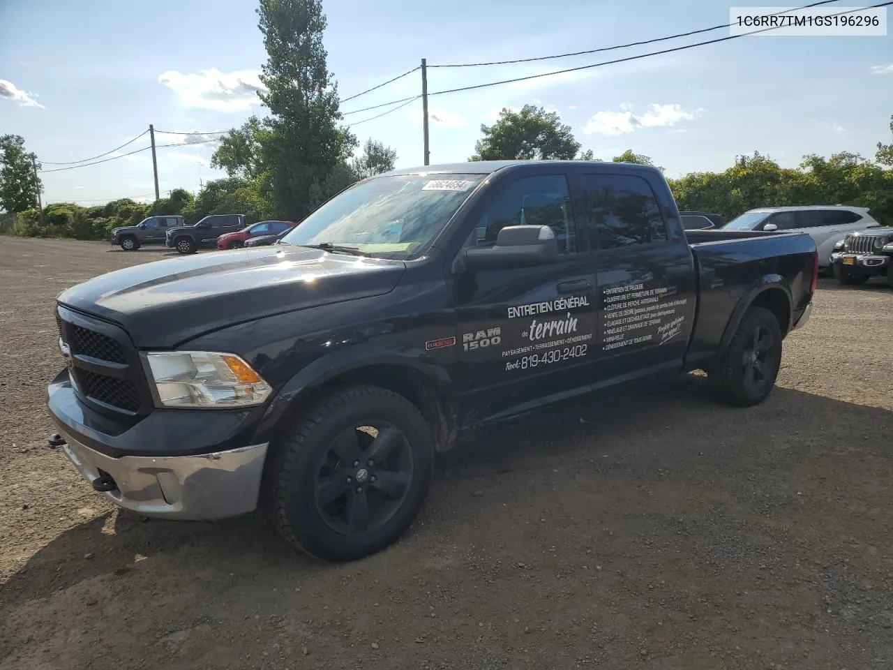 2016 Ram 1500 Slt VIN: 1C6RR7TM1GS196296 Lot: 68624654