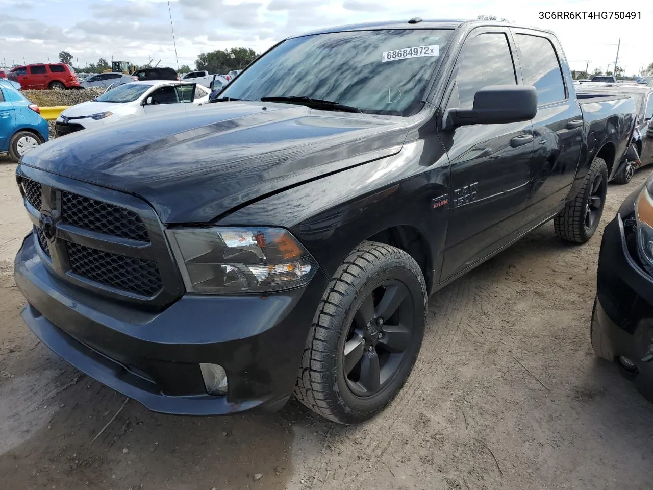 2017 Ram 1500 St VIN: 3C6RR6KT4HG750491 Lot: 68684972