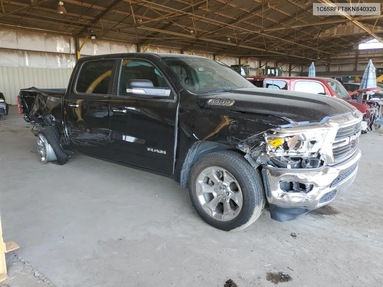 2019 Ram 1500 Big Horn/Lone Star VIN: 1C6SRFFT8KN840320 Lot: 70248134