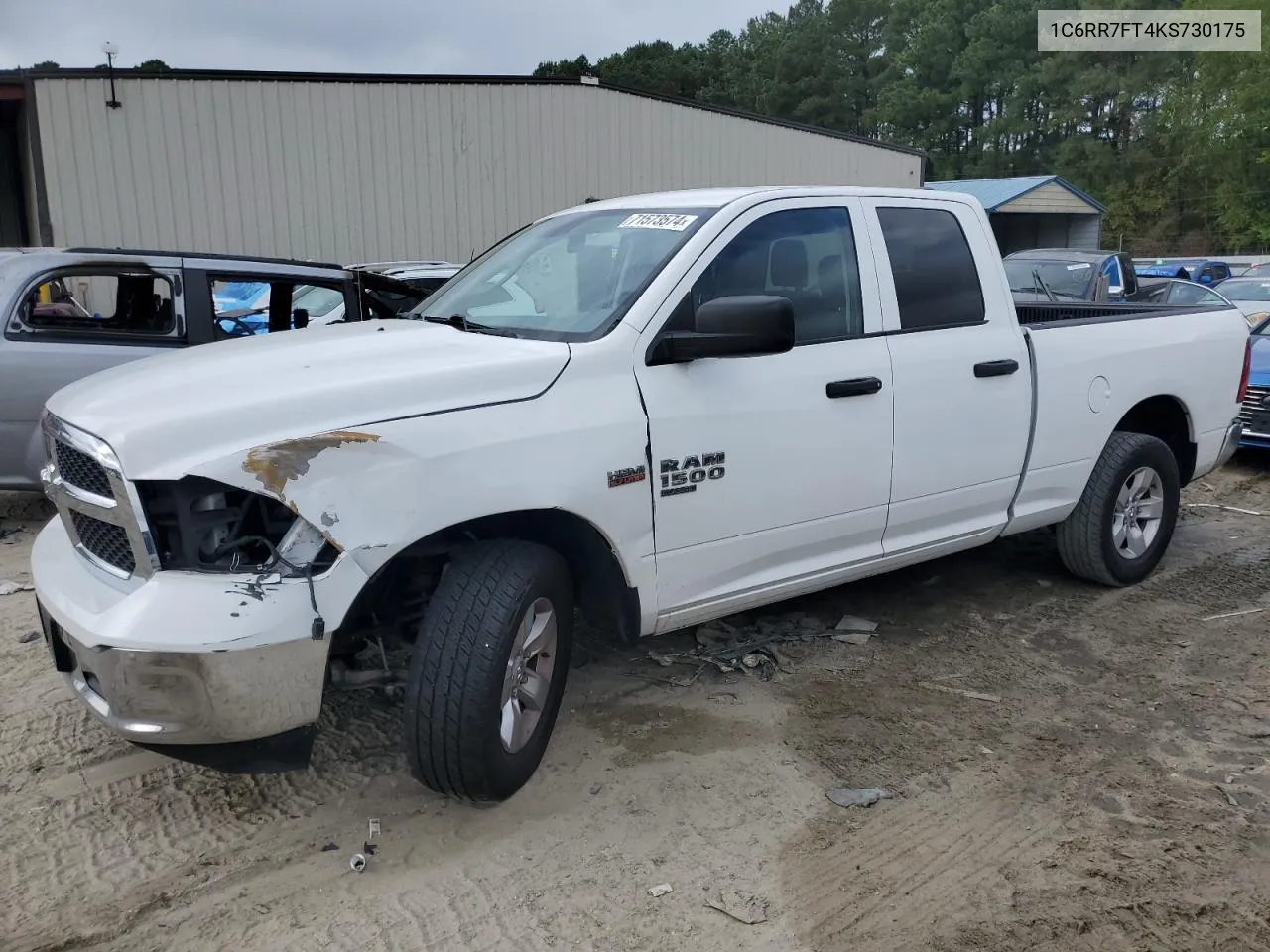 2019 Ram 1500 Classic Tradesman VIN: 1C6RR7FT4KS730175 Lot: 71573574