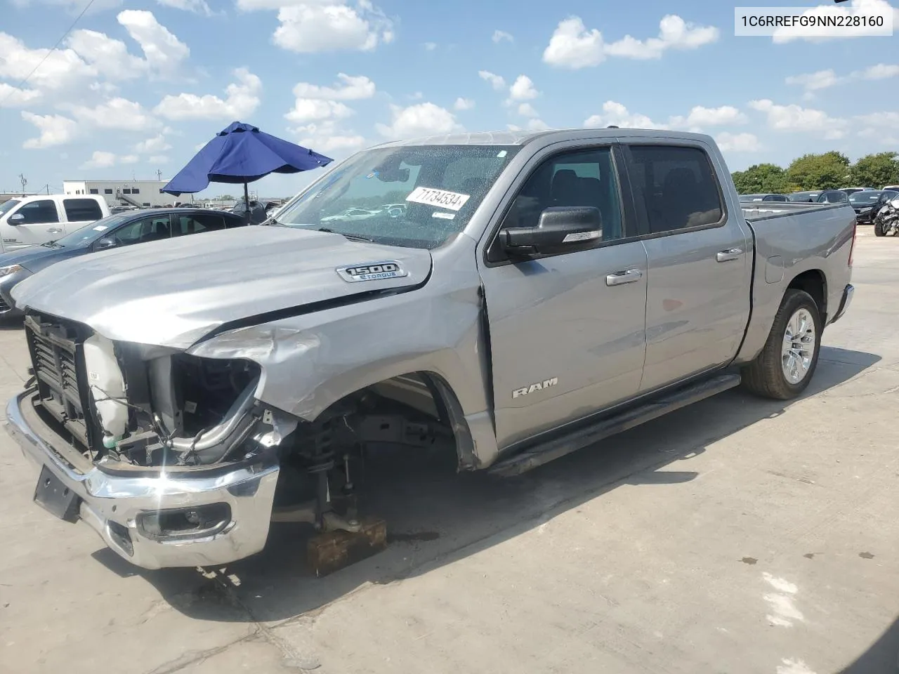 1C6RREFG9NN228160 2022 Ram 1500 Big Horn/Lone Star