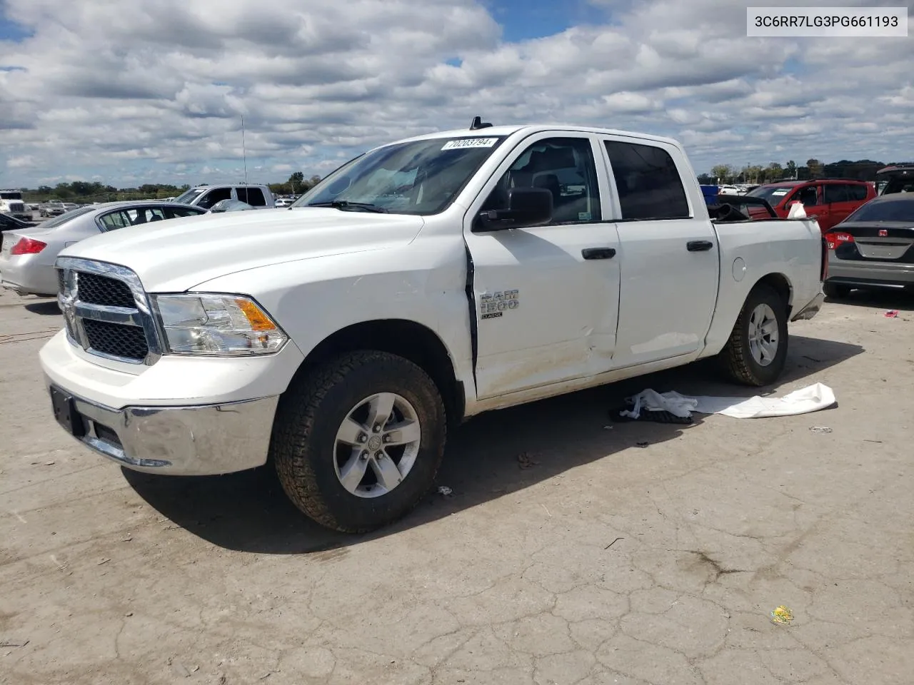 2023 Ram 1500 Classic Slt VIN: 3C6RR7LG3PG661193 Lot: 70203794