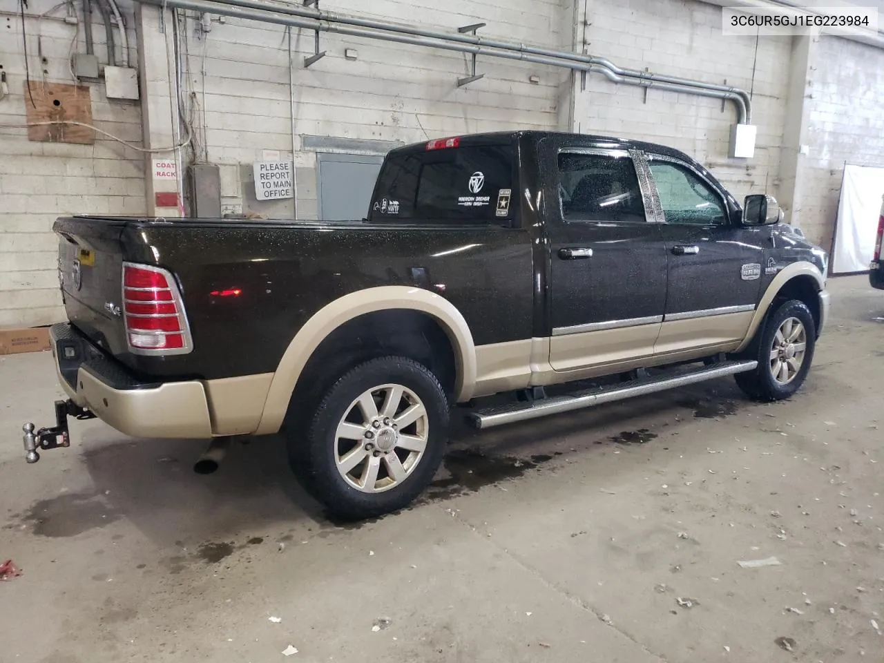 2014 Ram 2500 Longhorn VIN: 3C6UR5GJ1EG223984 Lot: 72030414