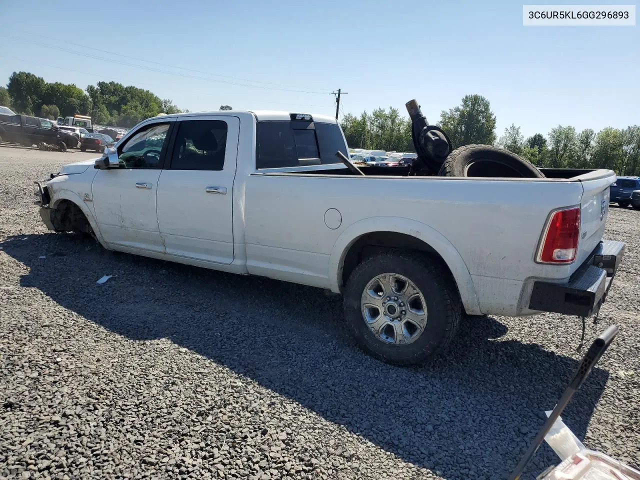 2016 Ram 2500 Laramie VIN: 3C6UR5KL6GG296893 Lot: 67550834