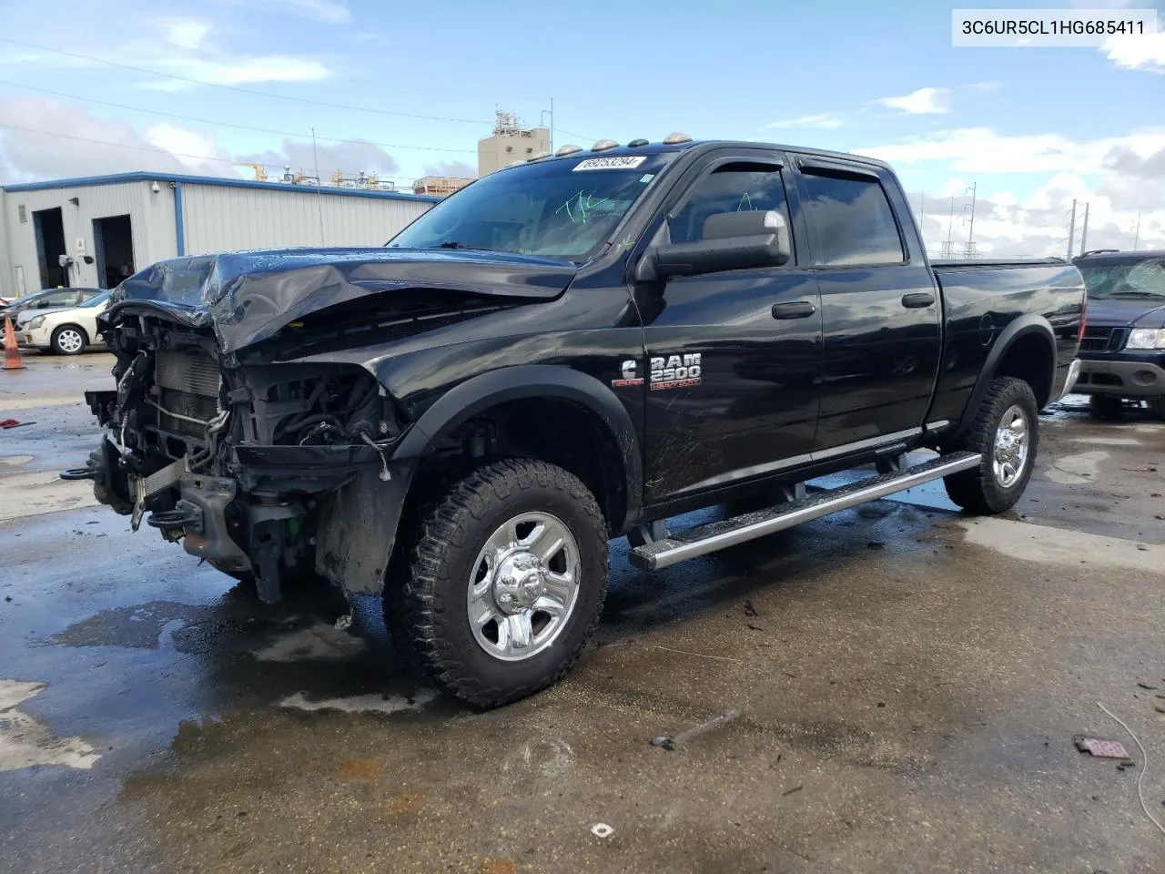 2017 Ram 2500 St VIN: 3C6UR5CL1HG685411 Lot: 69253294