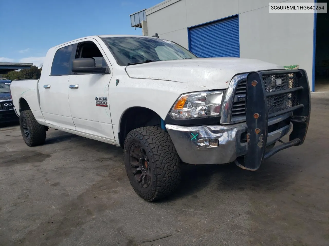 2017 Ram 2500 Slt VIN: 3C6UR5ML1HG540254 Lot: 72232444