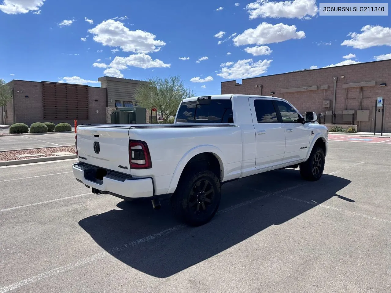 2020 Ram 2500 Laramie VIN: 3C6UR5NL5LG211340 Lot: 71876104