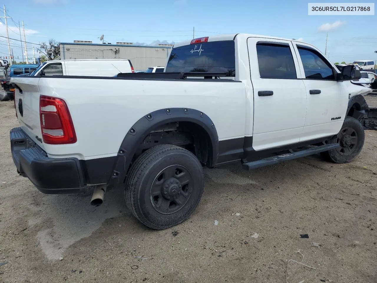 2020 Ram 2500 Tradesman VIN: 3C6UR5CL7LG217868 Lot: 72143284