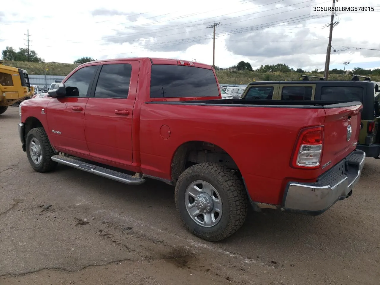 2021 Ram 2500 Big Horn VIN: 3C6UR5DL8MG578915 Lot: 71297464