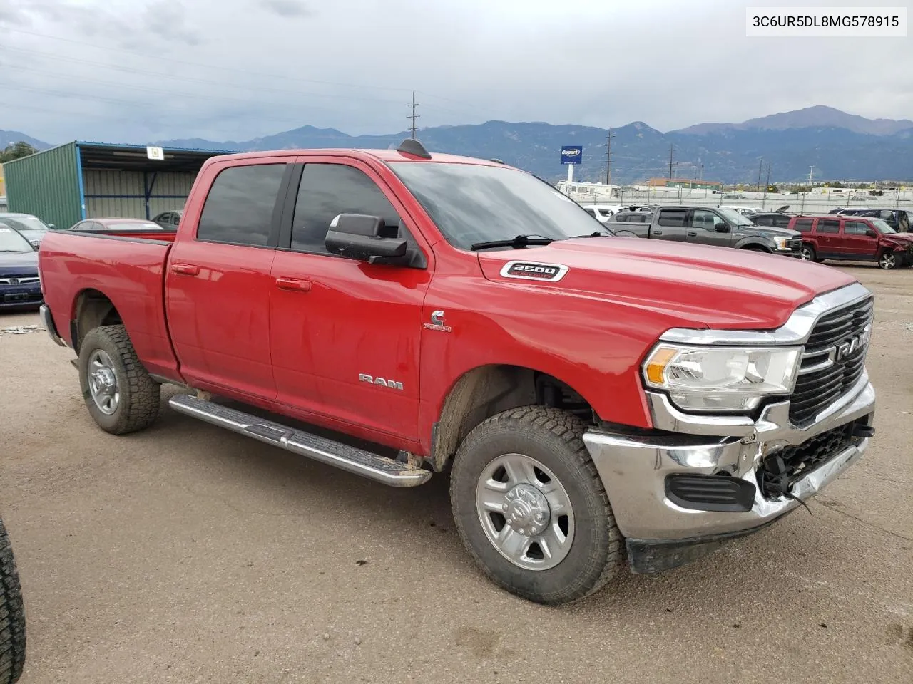 2021 Ram 2500 Big Horn VIN: 3C6UR5DL8MG578915 Lot: 71297464