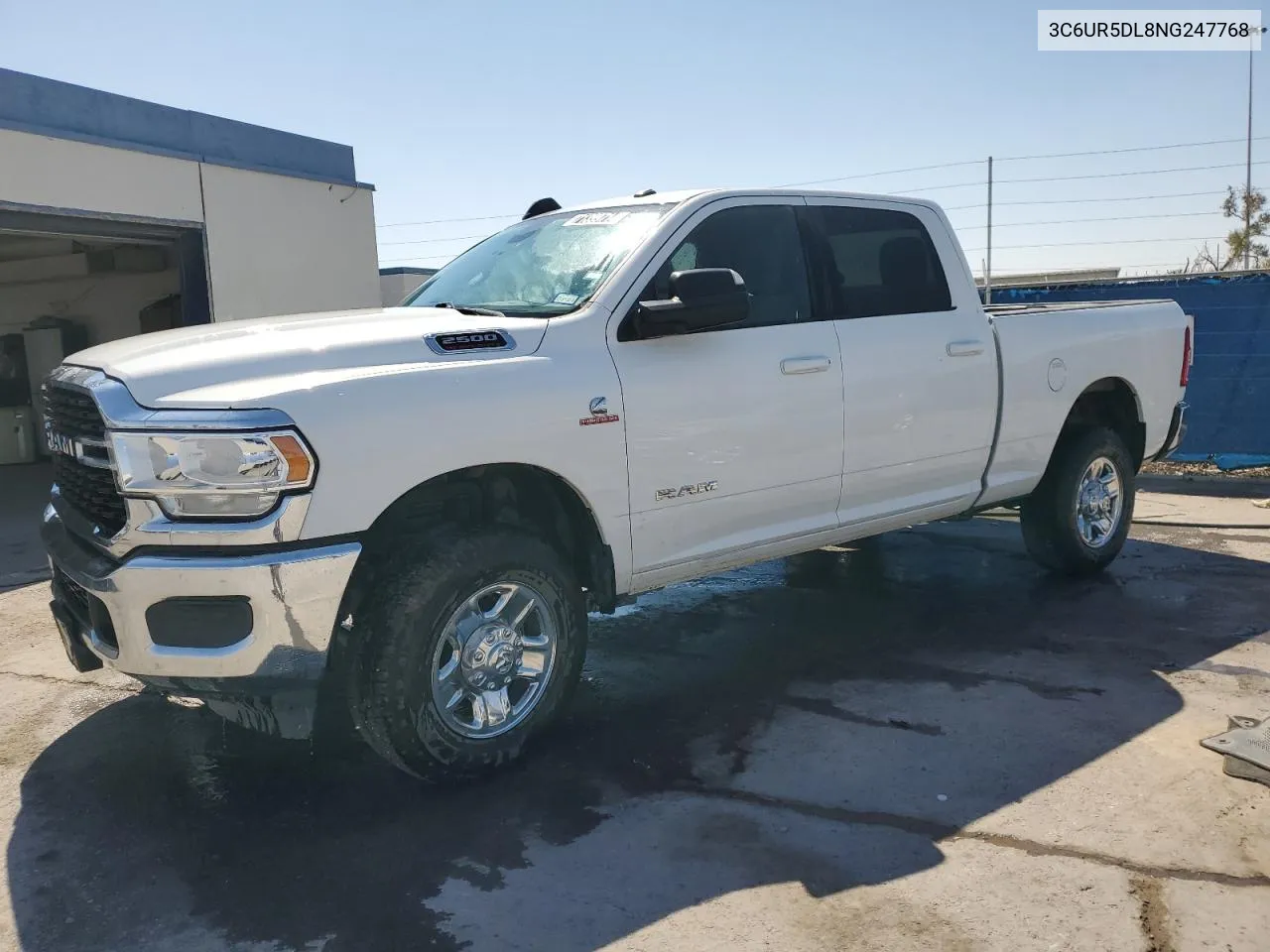 2022 Ram 2500 Big Horn/Lone Star VIN: 3C6UR5DL8NG247768 Lot: 71399714