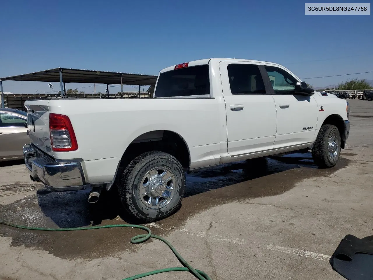 2022 Ram 2500 Big Horn/Lone Star VIN: 3C6UR5DL8NG247768 Lot: 71399714