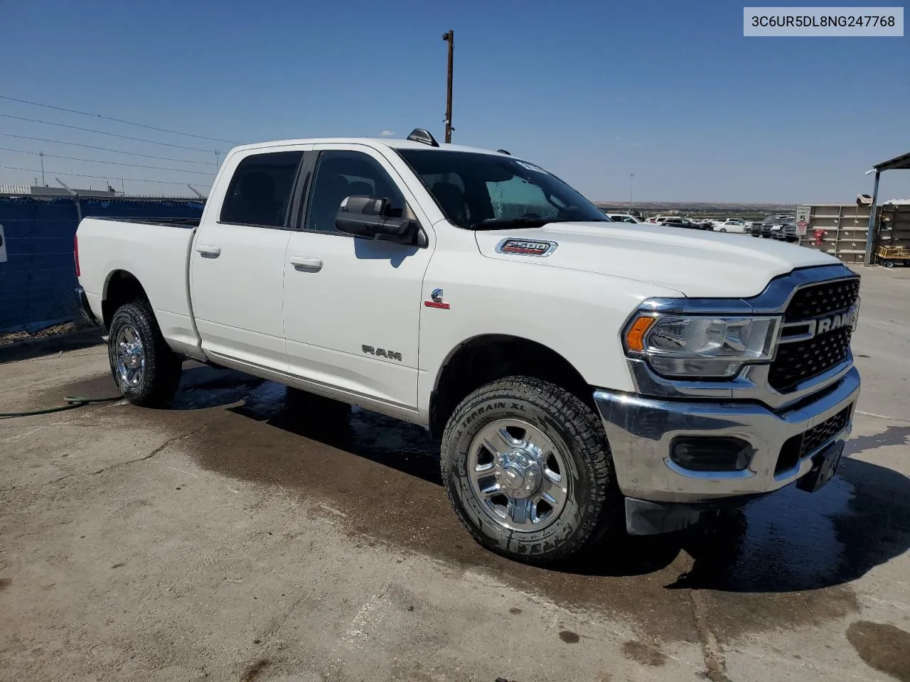 2022 Ram 2500 Big Horn/Lone Star VIN: 3C6UR5DL8NG247768 Lot: 71399714