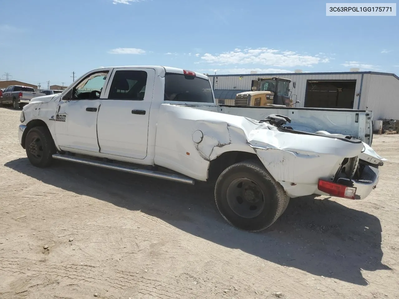 2016 Ram 3500 St VIN: 3C63RPGL1GG175771 Lot: 68224214