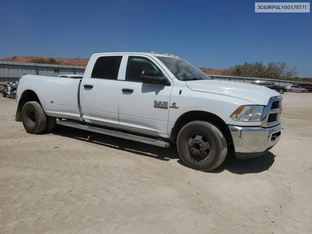 2016 Ram 3500 St VIN: 3C63RPGL1GG175771 Lot: 68224214