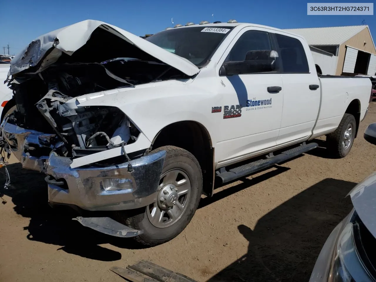 2017 Ram 3500 Slt VIN: 3C63R3HT2HG724371 Lot: 69513384