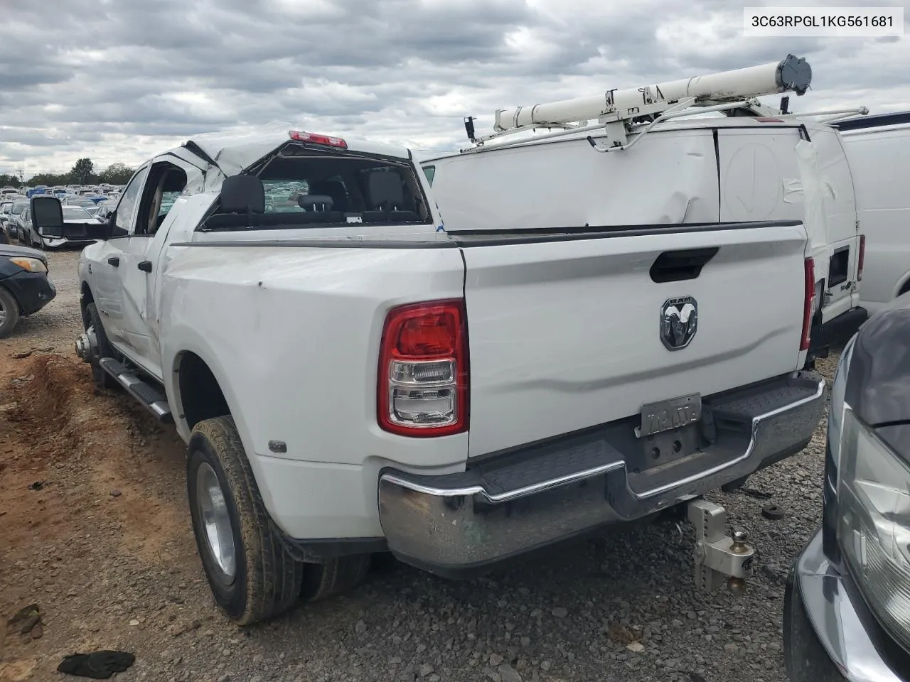 3C63RPGL1KG561681 2019 Ram 3500 Tradesman