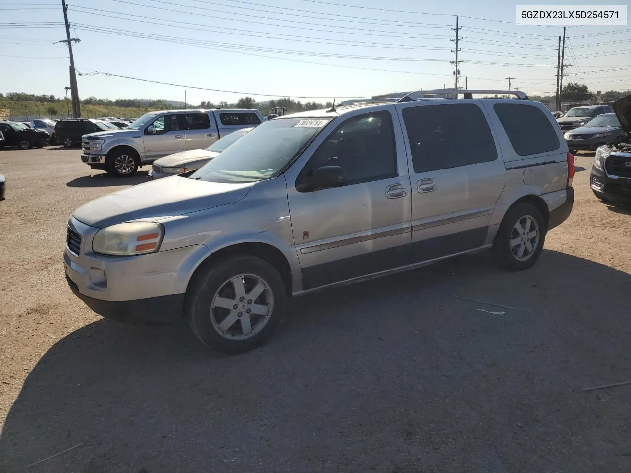 2005 Saturn Relay 3 VIN: 5GZDX23LX5D254571 Lot: 70639264