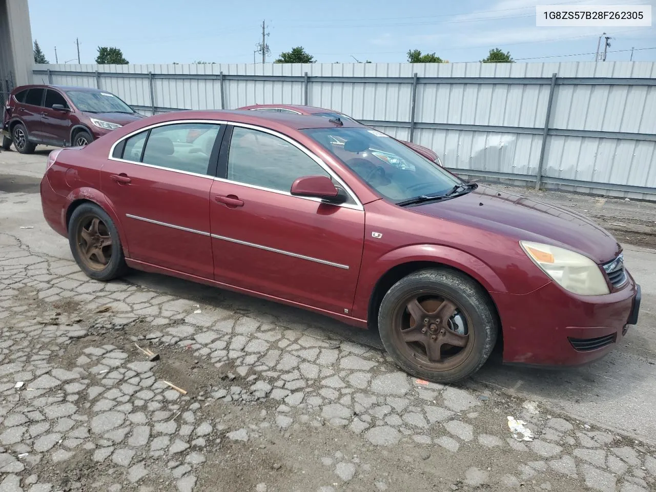 2008 Saturn Aura Xe VIN: 1G8ZS57B28F262305 Lot: 64936094