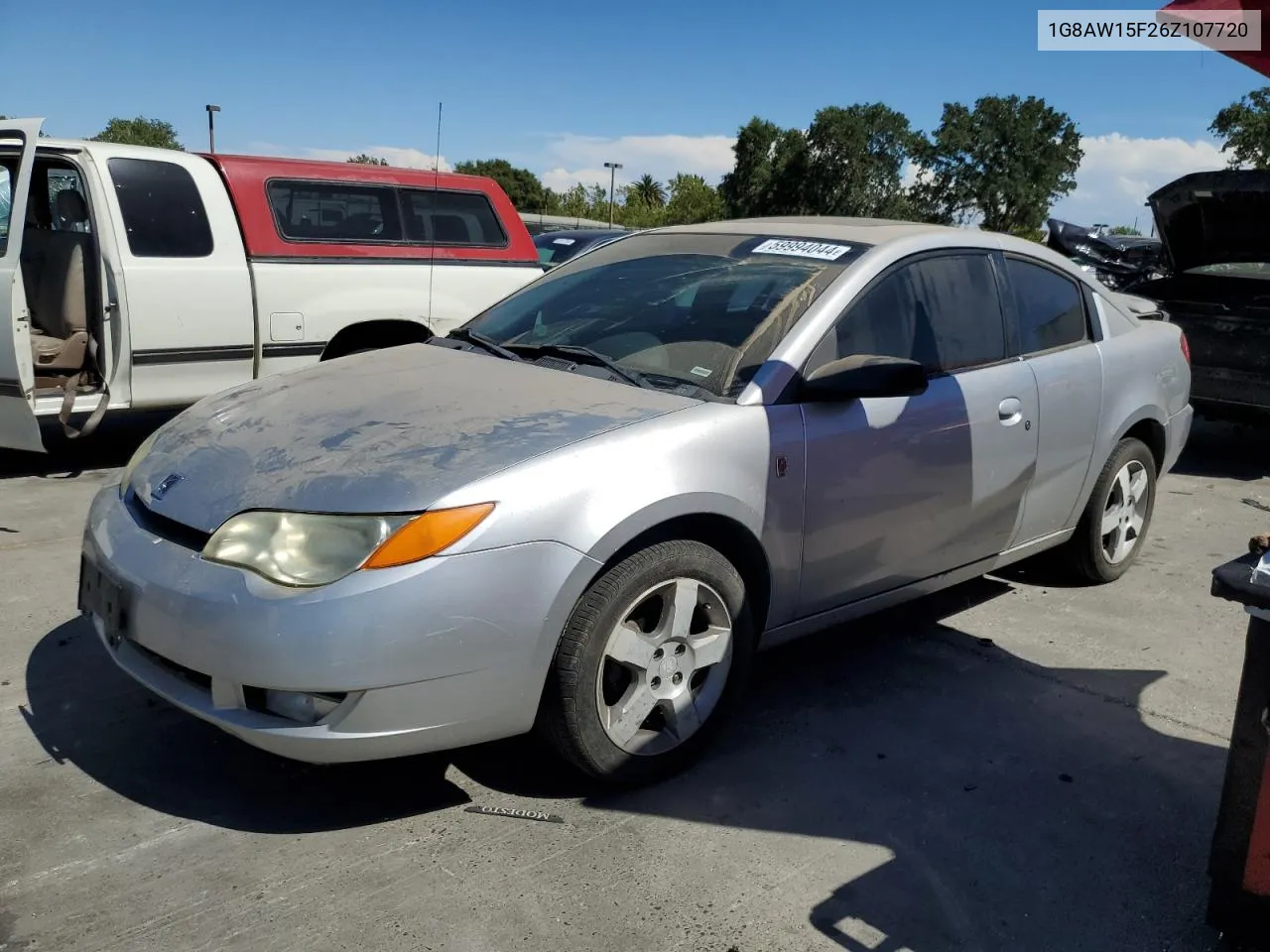 2006 Saturn Ion Level 3 VIN: 1G8AW15F26Z107720 Lot: 59994044