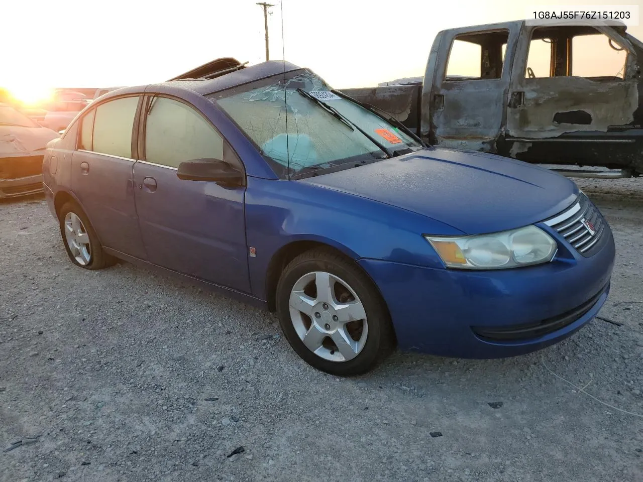 1G8AJ55F76Z151203 2006 Saturn Ion Level 2