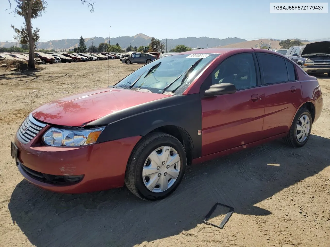 2007 Saturn Ion Level 2 VIN: 1G8AJ55F57Z179437 Lot: 69900614