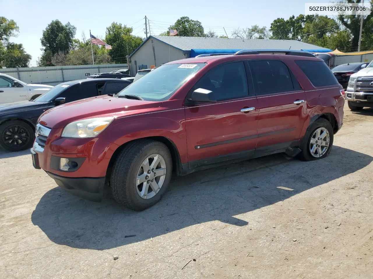 2008 Saturn Outlook Xe VIN: 5GZER13788J177006 Lot: 70934534