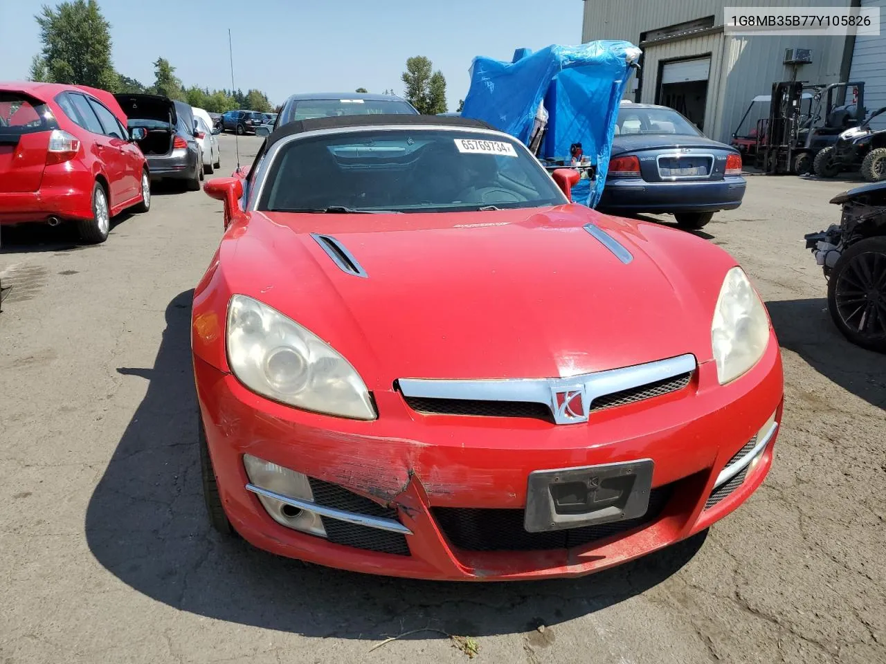 2007 Saturn Sky VIN: 1G8MB35B77Y105826 Lot: 65769734