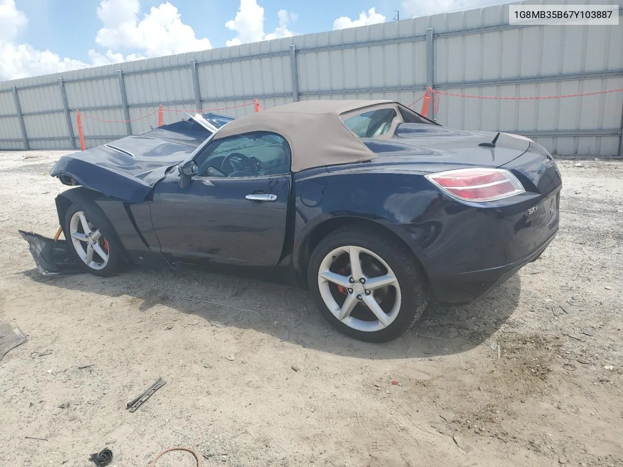 1G8MB35B67Y103887 2007 Saturn Sky