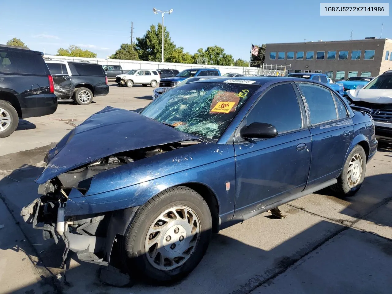 1999 Saturn Sl2 VIN: 1G8ZJ5272XZ141986 Lot: 71496674