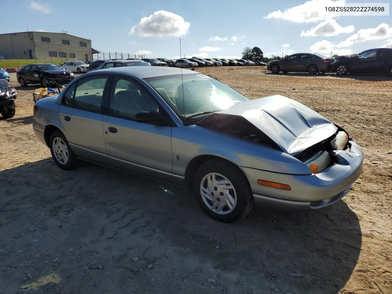 2002 Saturn Sl Spring Special VIN: 1G8ZS52822Z274598 Lot: 61987704