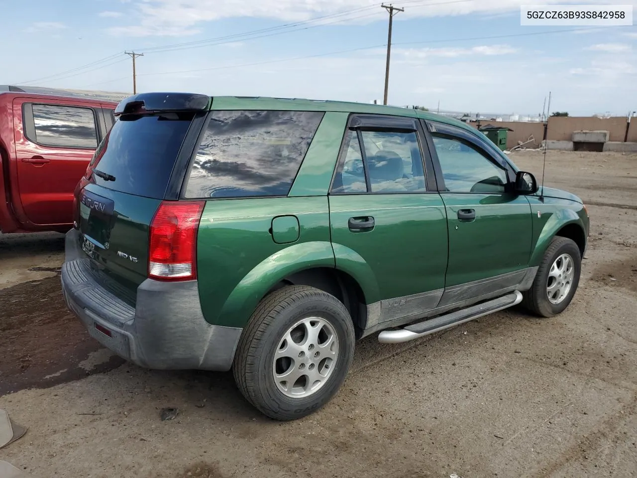 2003 Saturn Vue VIN: 5GZCZ63B93S842958 Lot: 61607504