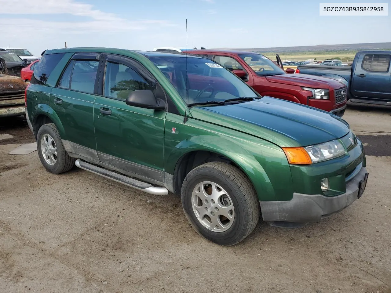 2003 Saturn Vue VIN: 5GZCZ63B93S842958 Lot: 61607504