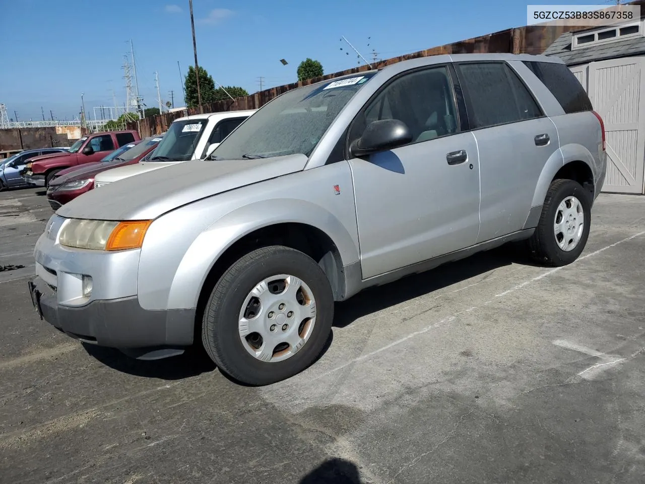 2003 Saturn Vue VIN: 5GZCZ53B83S867358 Lot: 71041744