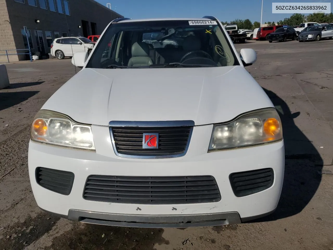 2006 Saturn Vue VIN: 5GZCZ63426S833962 Lot: 69860214