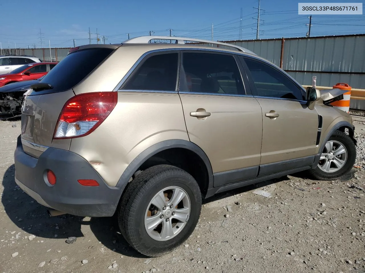 2008 Saturn Vue Xe VIN: 3GSCL33P48S671761 Lot: 66099954