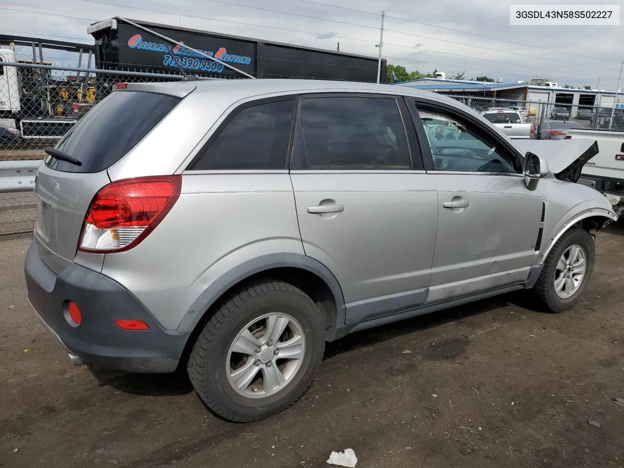 2008 Saturn Vue Xe VIN: 3GSDL43N58S502227 Lot: 68737764