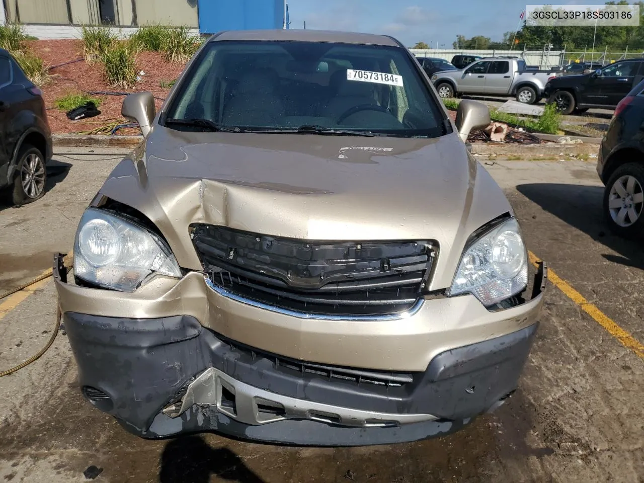 2008 Saturn Vue Xe VIN: 3GSCL33P18S503186 Lot: 70573184