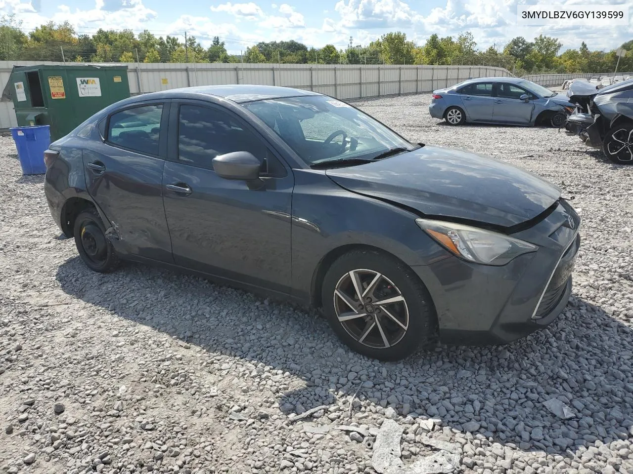 3MYDLBZV6GY139599 2016 Toyota Scion Ia