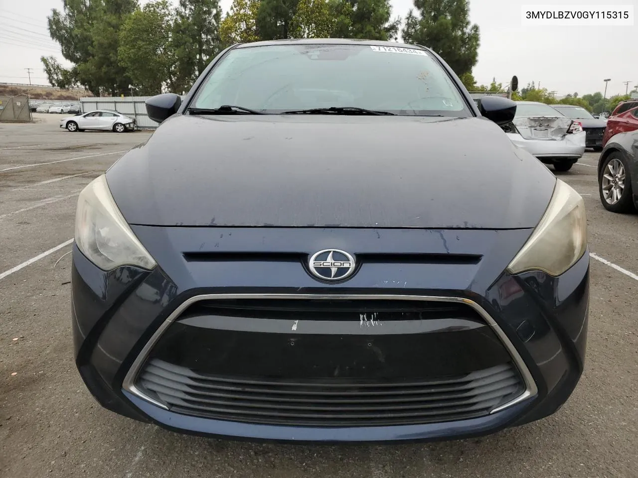 3MYDLBZV0GY115315 2016 Toyota Scion Ia