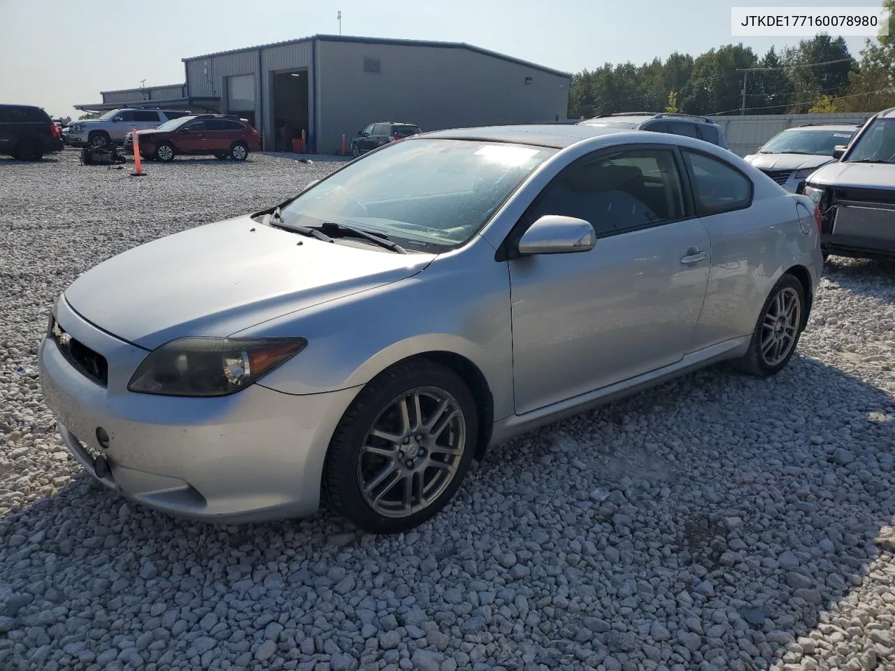 2006 Toyota Scion Tc VIN: JTKDE177160078980 Lot: 70261964