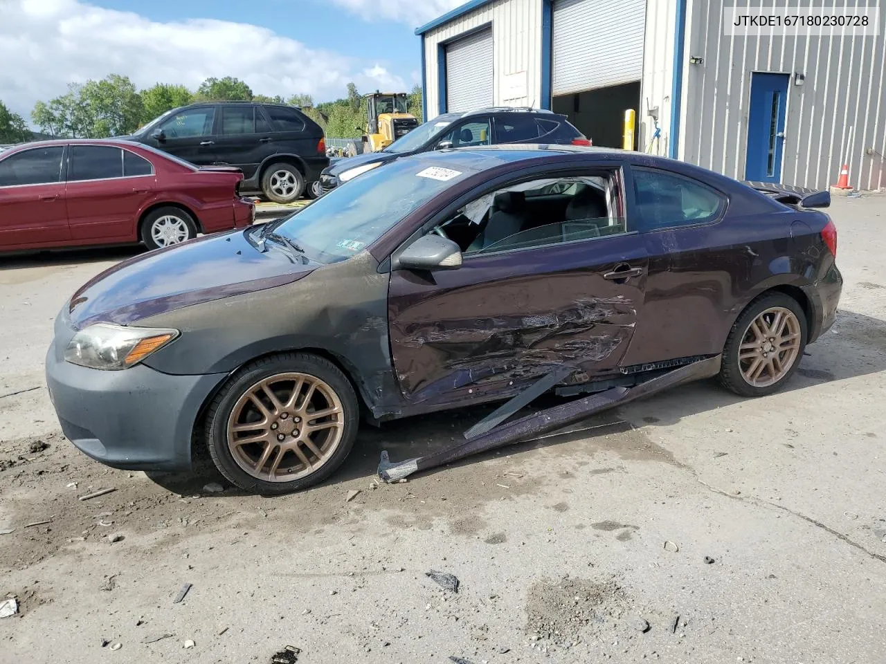 2008 Toyota Scion Tc VIN: JTKDE167180230728 Lot: 70792104