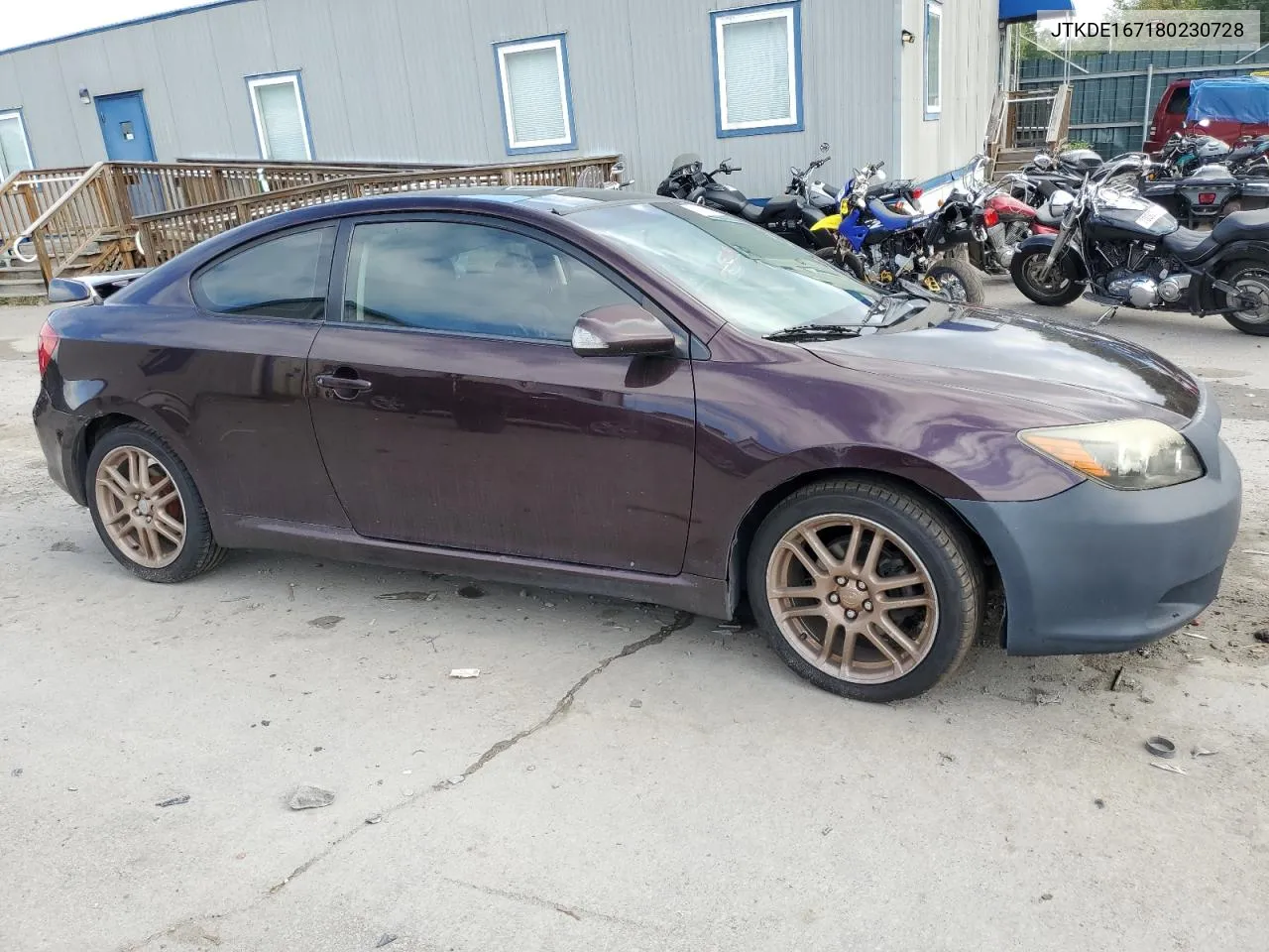 2008 Toyota Scion Tc VIN: JTKDE167180230728 Lot: 70792104